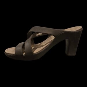 CROCS Heels Sz 9